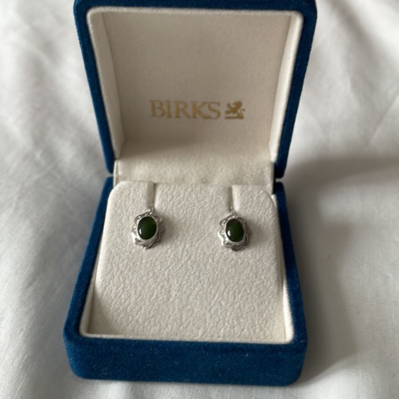 Jade clip on earrings - Picture 6 of 6